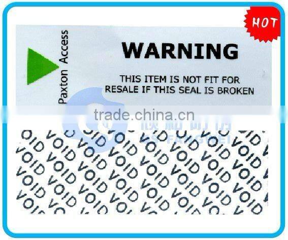 VOID warranty sticker