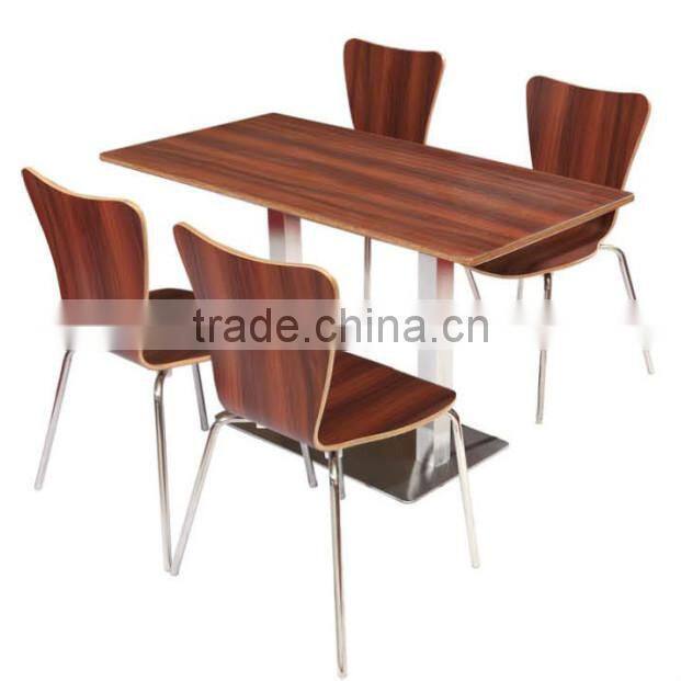 Slice dining table and chairs set/Wooden dining set