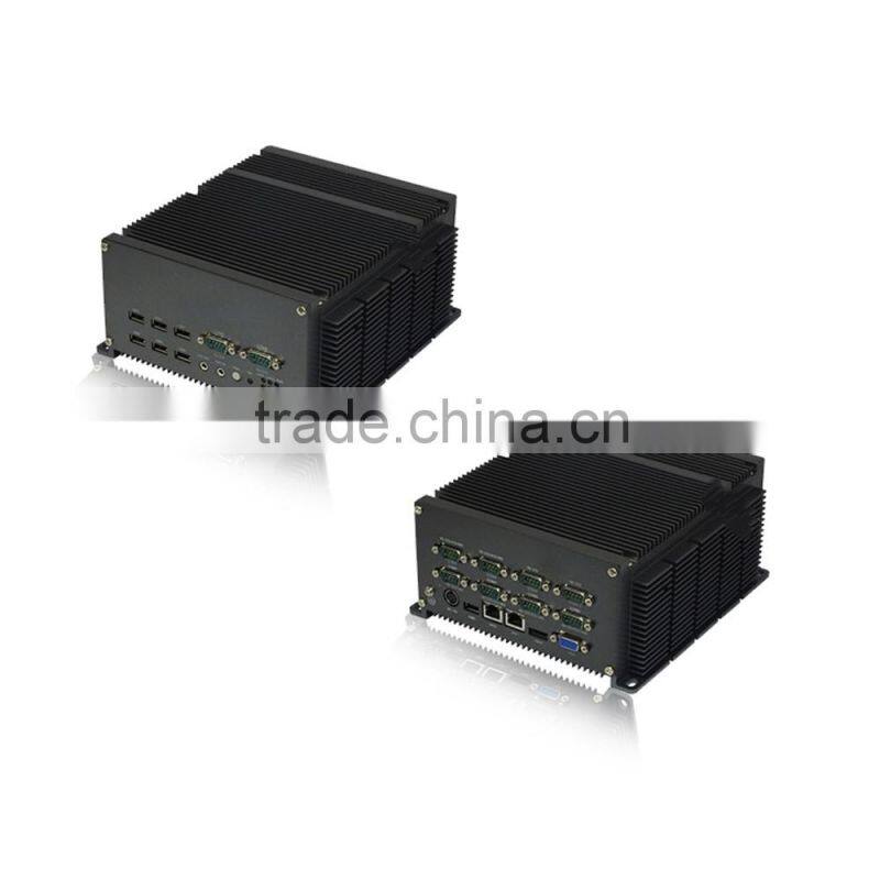 Intel Core2 P8600 Core Duo 2.4G 1* VGA1*LVDS 2*LAN 7*USB10*COM fanless pc