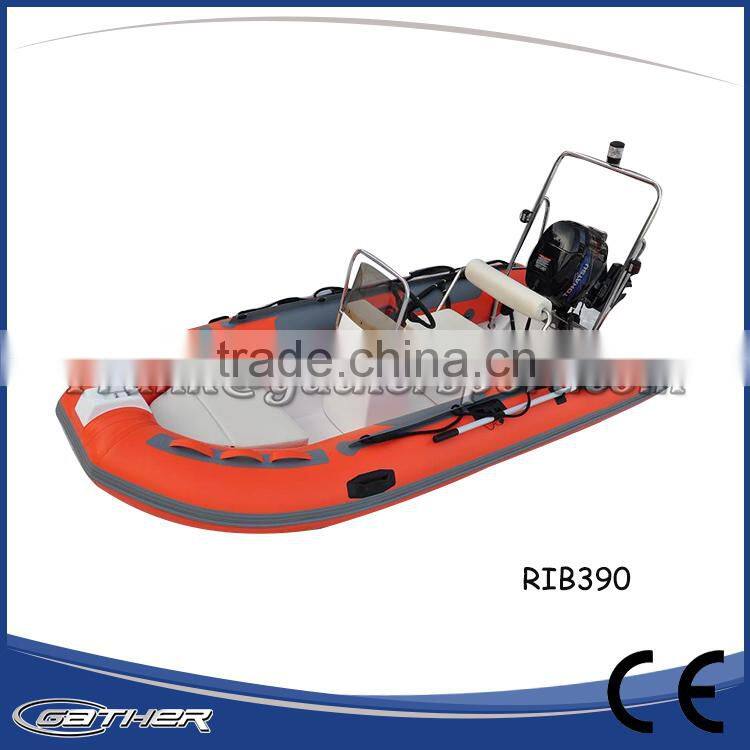 Gather High Quality Commercial outdoor fanny water sports inflatable rib boats