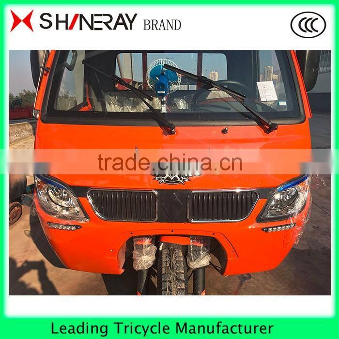 2016 Shineray cabin three wheel motorcycle truck 3-wheel tricycle