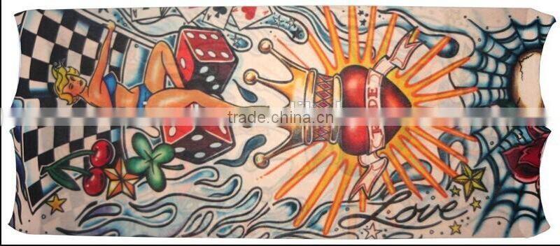 Seamless fake tattoo arm sleeves