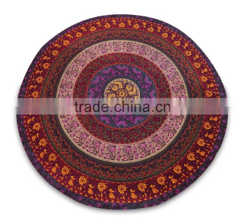 Mandala Round Roundie Yoga Mat Beach Throw Bohemian Roundie Hippie Mandala Round Throw Beach Roundie Tapestry Beach Roundie Art