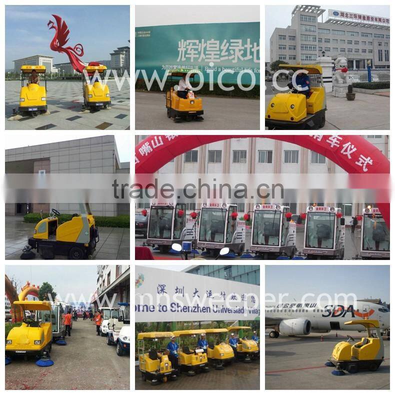 Waiting hall, hospital, factory and pavement cleaning P100A floor sweeper rotary cleaning brush