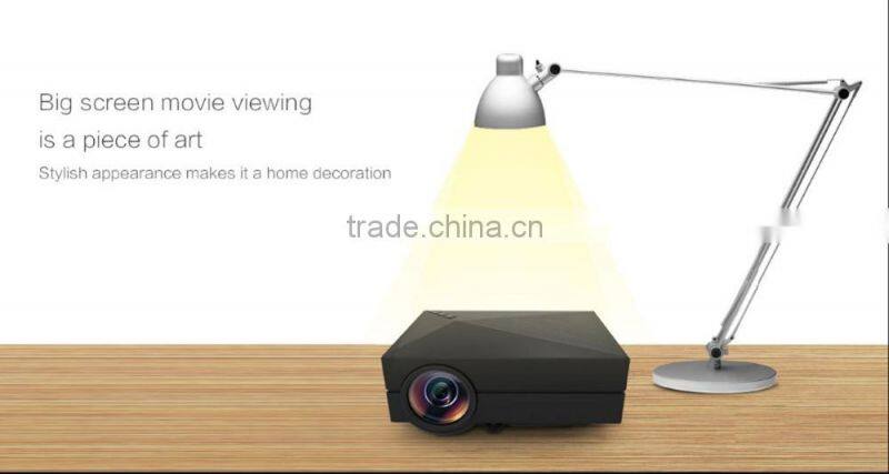 GM60 MINI Portable LED Projector 800*480 1200Lumens For Video Games TV Home Theater Movie Support HDMI VGA AV SD
