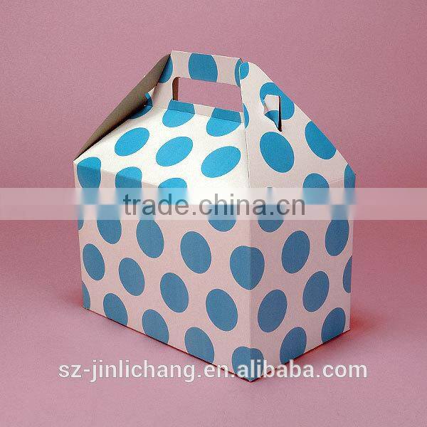 pretty small colorful printed paper packing box wholesale