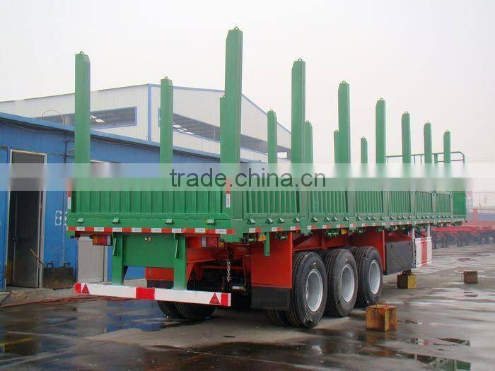 tri-axle timber truck trailer for wood or timber tranportation
