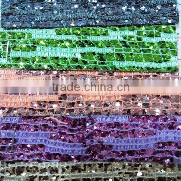 Lace Glitter PU Fabric Leather for Shoes and Bags usage