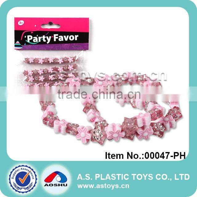 Party Favor girl's play plastic toy makeup mirror set