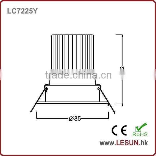 Recessed 5W led bulb ceiling downlight LC7225Y