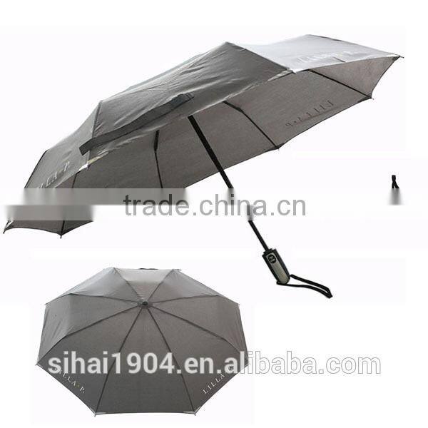 Auto folding printing umbrella with simple logo