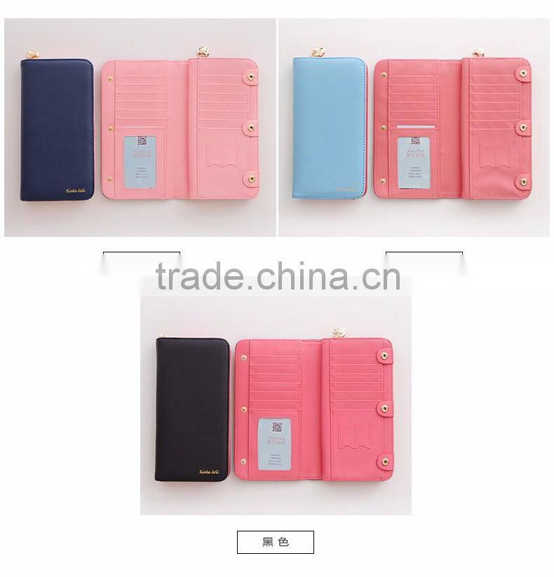 2017 new arrivals brand lady wallet , colorful and fashion multifunction pu leather women wallet with 72 card slots .
