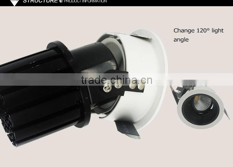 best selling driverless 10w /15w/20w mini low power new cob led downlight for led spotlight