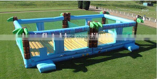 inflatable beach volleyball court