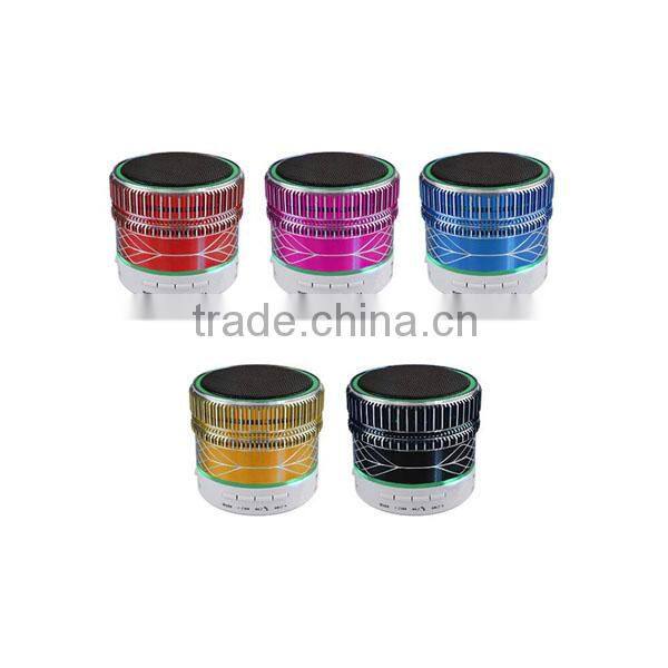 Portable wireless speaker S05u colorful smart music bluetooth speaker with led light