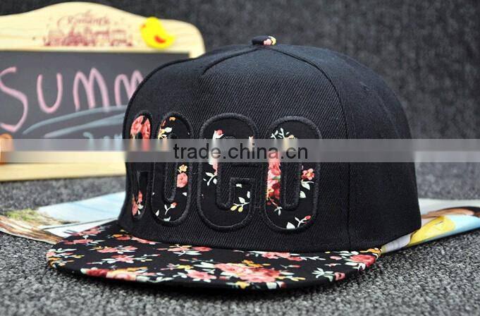 Fashion 3D embroidered snapback caps