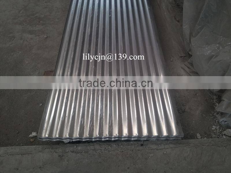 Corrugated aluminium sheet aluminium building material
