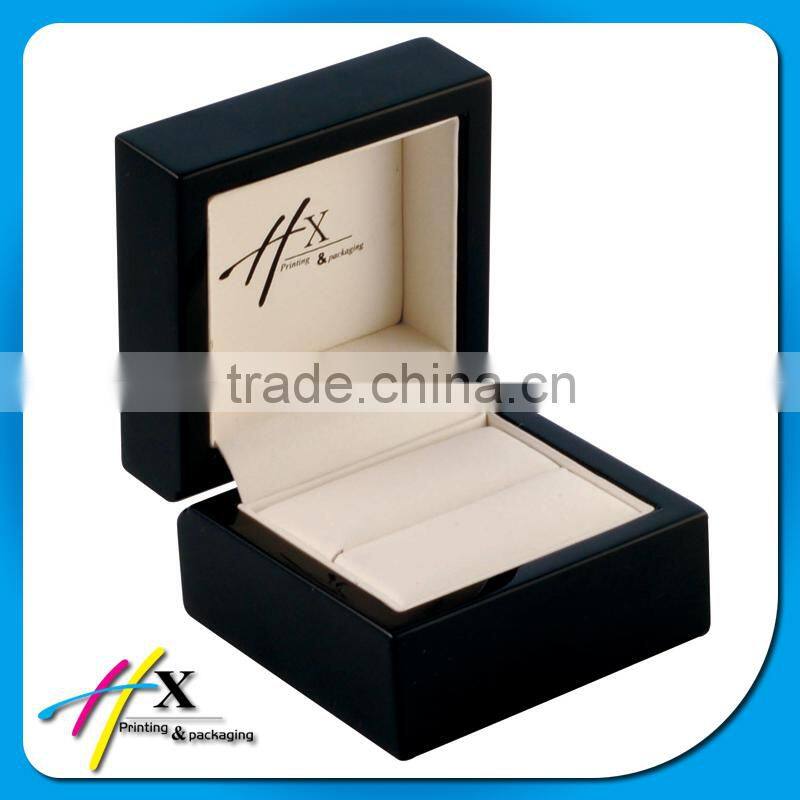 black wooden box for long bracelet packaging