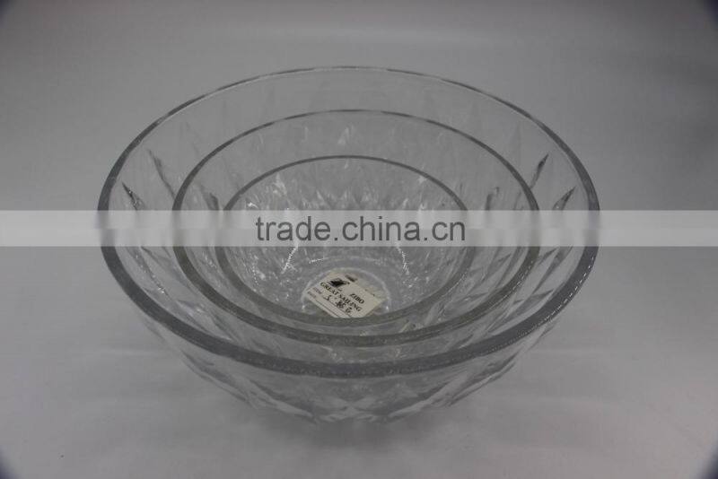 Heat Resistant Wholesale Various Size Glass Bowl