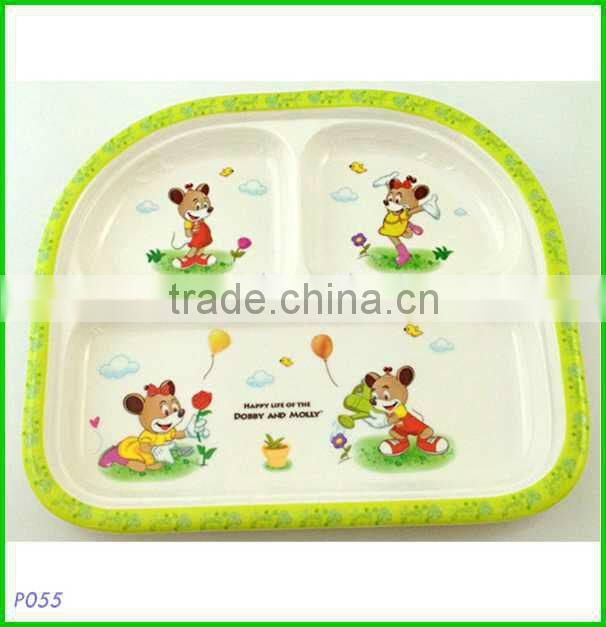 melamine children dinner plate