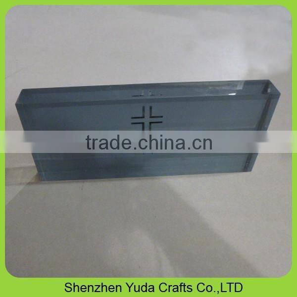 cnc finish clear rod block display high transparency acrylic block cast solid acrylic cylinders