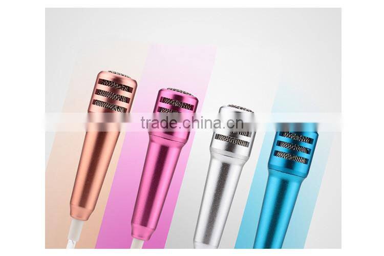 Mini Mobile Phone Karaoke portable speaker handheld microphone