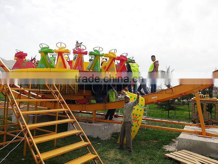 Big Park Equipment Exciting Thrill Game Rides With Track Flying UFO Price For Sale