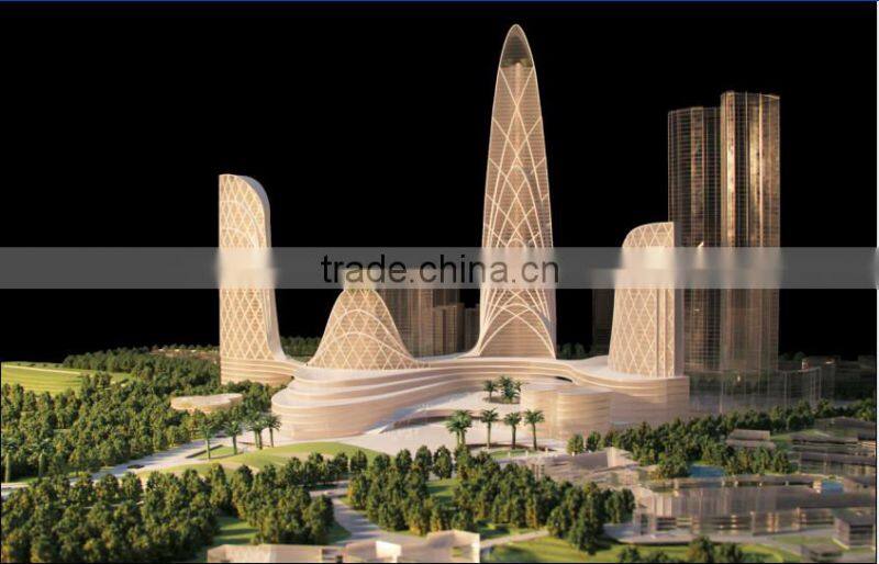 Scale 1/200 Excellent miniature building model maker