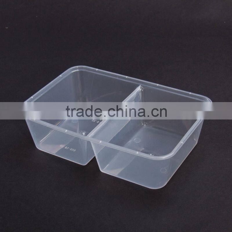 1000ml PP plastic disposable food box