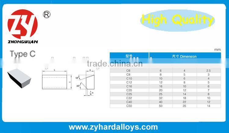 tungsten yg6 carbide tips