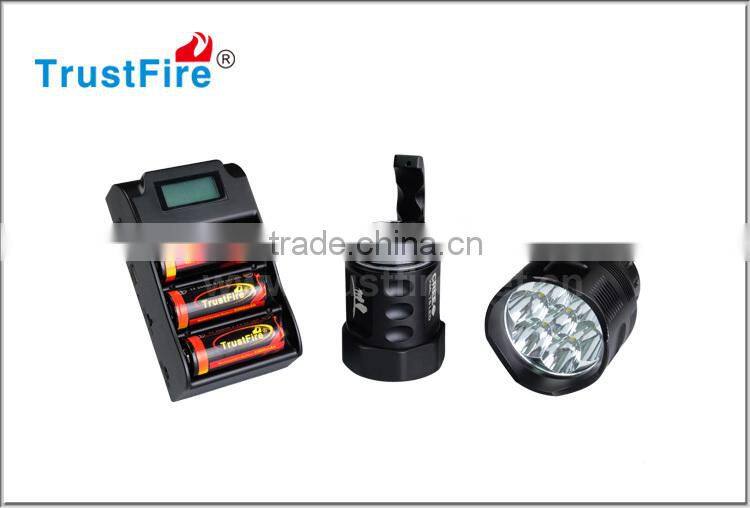 New Arrival TrustFire S700 flashlight 7T6 XM-L L2 3800 Lumens Super Brightness 5 Modes LED Flashlight by 3 pcs 26650 Batteries