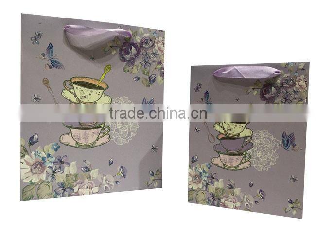 2015 The Most Popular Cup Design Personalized Paper Gift Bags