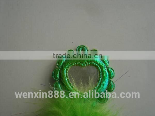 promotional heart shape magic quill feather pen for holiday gifts