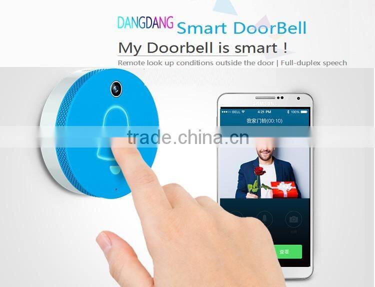 h.264 720p wifi ip camera doorbell 2016 wireless doorbell app control long range wireless doorbell