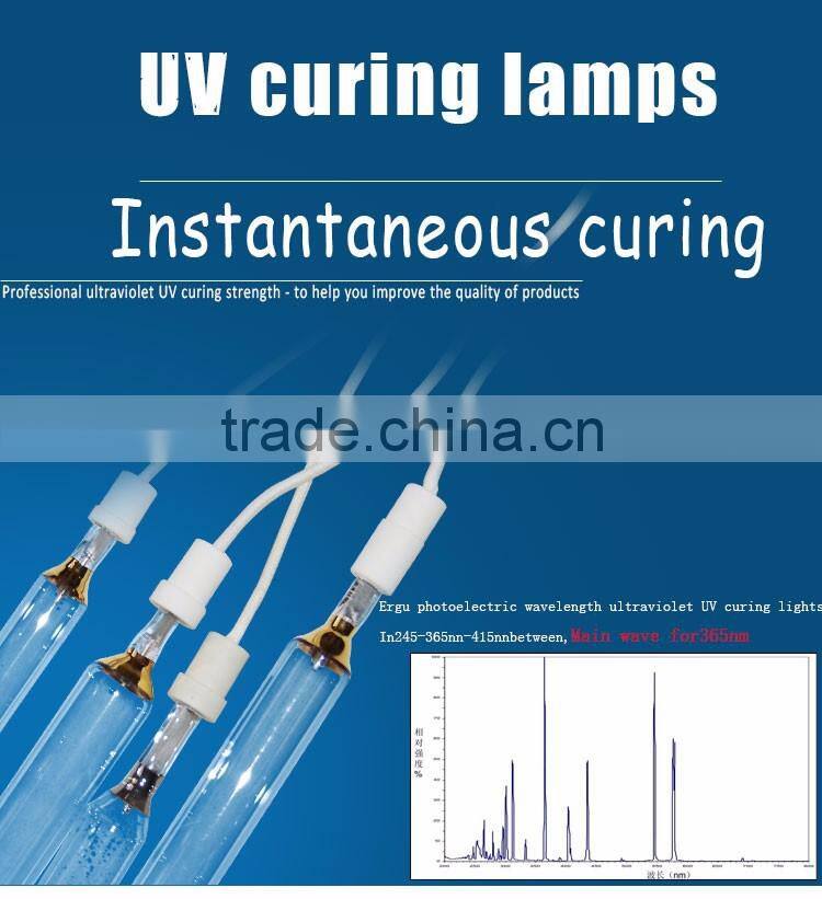 8kw 1150mm 380v UV lamp dry mercury vapor lamp High pressure mercury lamp Uv curing lamp