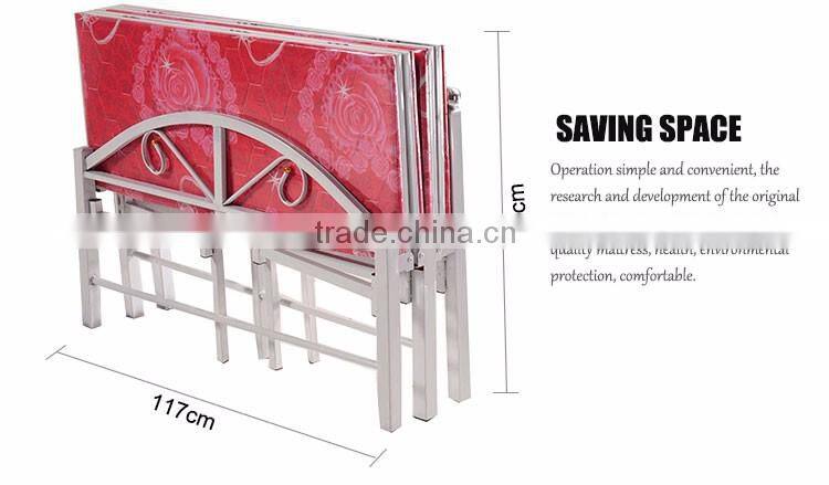 Space saving folding kids beds