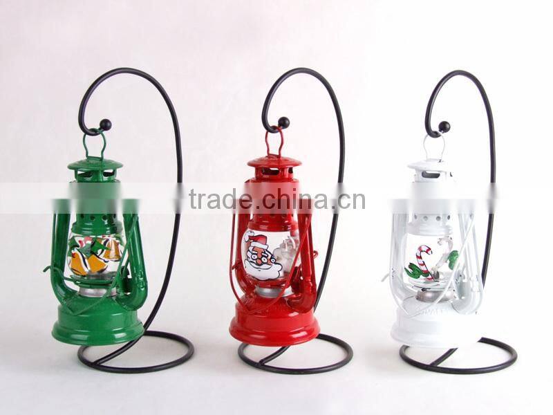 garden glass lamp bottle