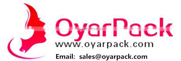 punch 2 holes silver earring card with gold logo custom