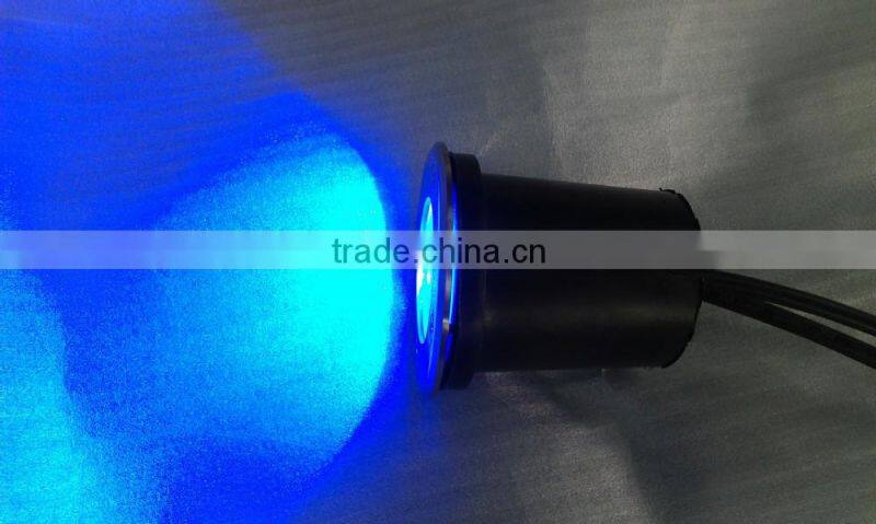 Outdoor Shenzhen factory Aluminum , stainless stell housing Edison 3W LED inground lamp