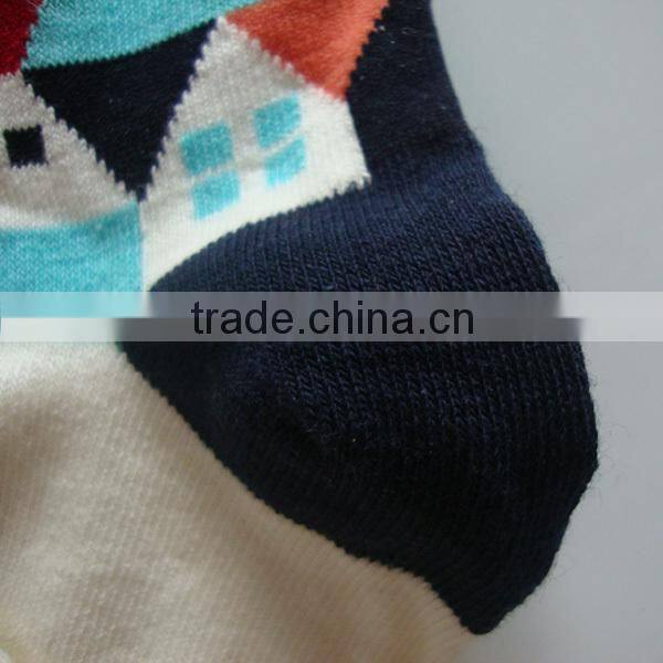 GSW-135 Alibaba wholesale jacquard plain womens 100% pure cotton fancy women socks