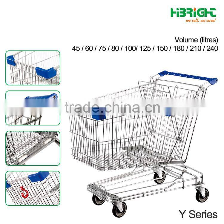supermarket retail trolley grocery shopping cart