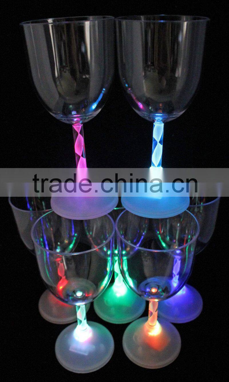 led Light up cups LED flashing wine glass