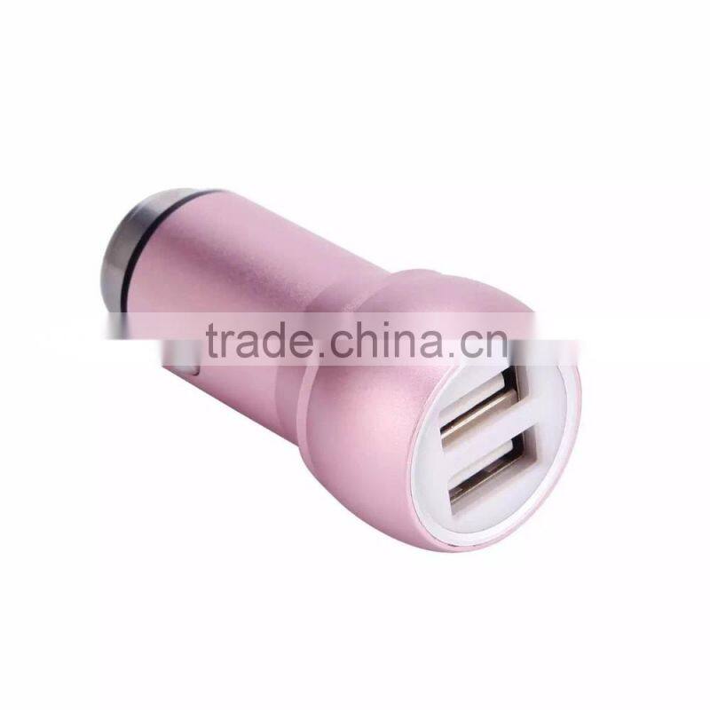 Promotional portable dual USB car charger adapter for Mobile Phone car charger