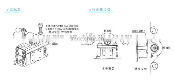 China supplier tension controller textile machine parts tension load cell