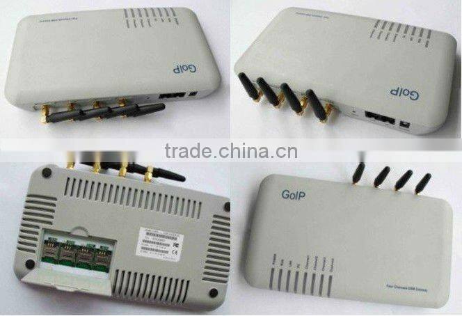 GSM VoIP Gateway/GoIP Gateway for Call Termination (4 Channel 4 SIM Cards)