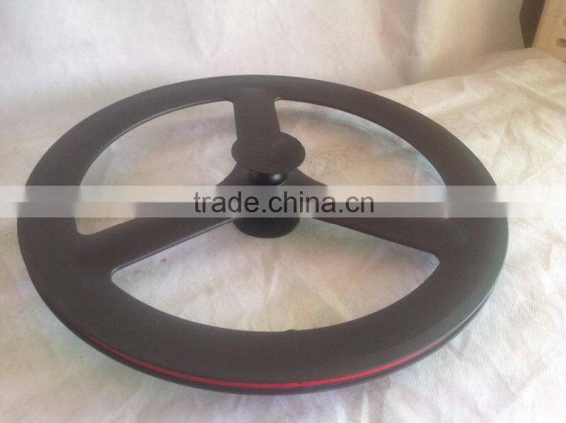2015 New design 700c 3 spoke wheels carbon fiber T800 carbon tri-spoke wheels 3k glossy matte