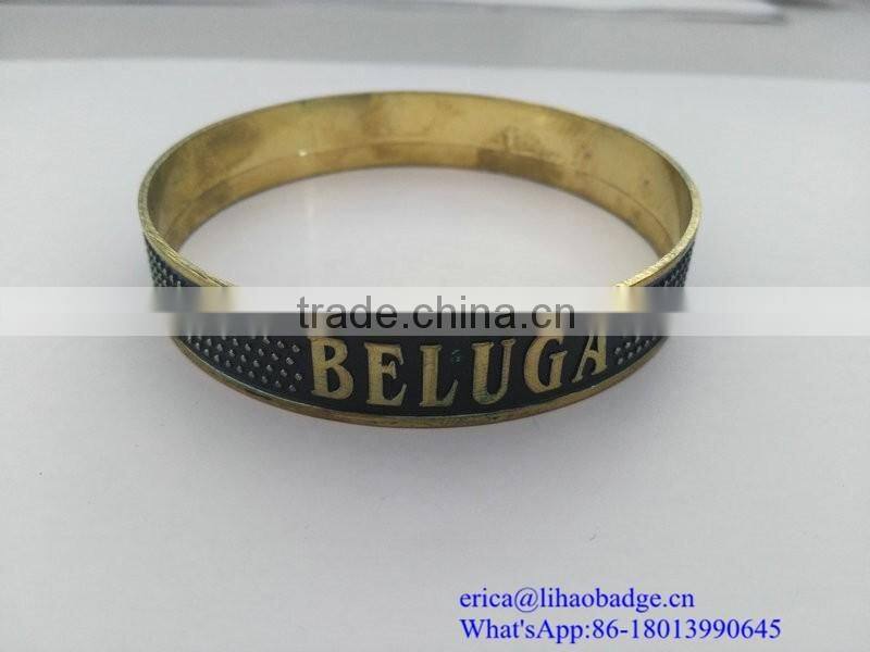 Stannum Beluga Bottle Sticker,soft metal begula wine label