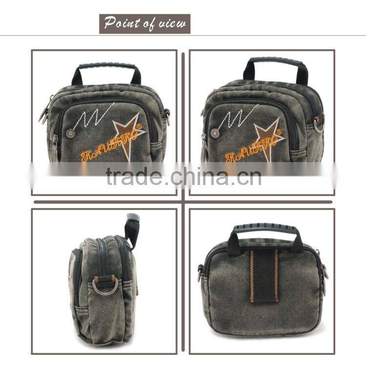 Old Style Durable Vintage Canvas Messenger Tote Men Bag
