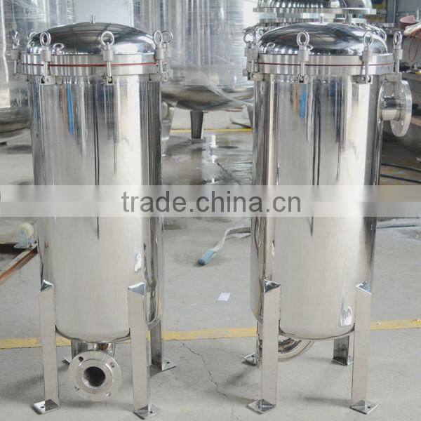 Stainless Steel Multi Bag Liquid Filter for water filtration system plant