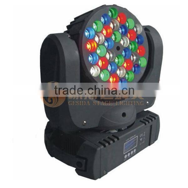 2016 Mini 36x3W Beam lighting for dj Club,moving head 4in1 stage decor lighting 36x10w led moving head
